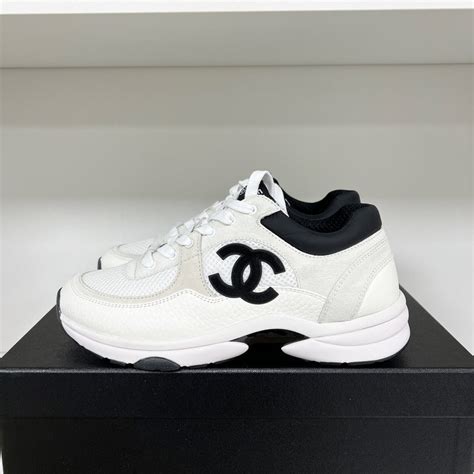 chanel runners woman|Chanel white sneakers for women.